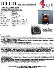 5.50 Ratti Natural Hessonite with Govt. Lab Certificate-(1221)
